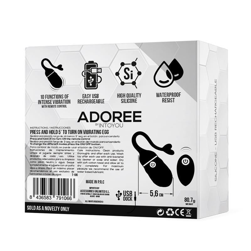 Huevo Vibrador con Control Remoto USB. Discreto