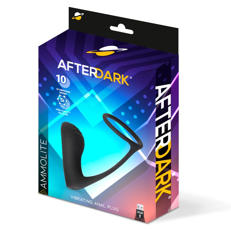 Plug Anal con Vibración y Anillo para Testículos. Control fácil