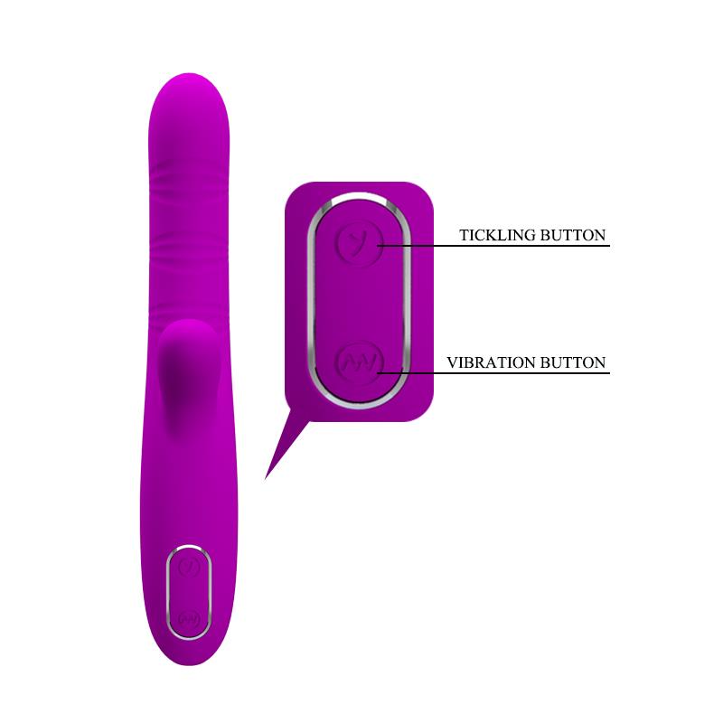 Vibrador Para Clítoris y Punto G Flexible. 4 Movimientos Finger
