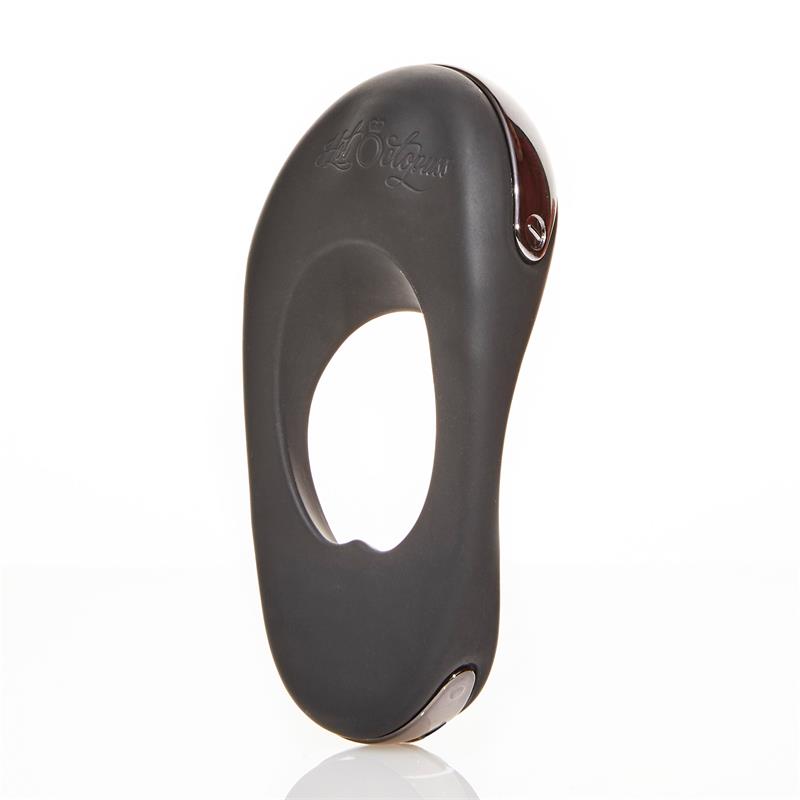 Anillo para el Pene Vibrador y Estimulador Perianal Atom Plus Negro