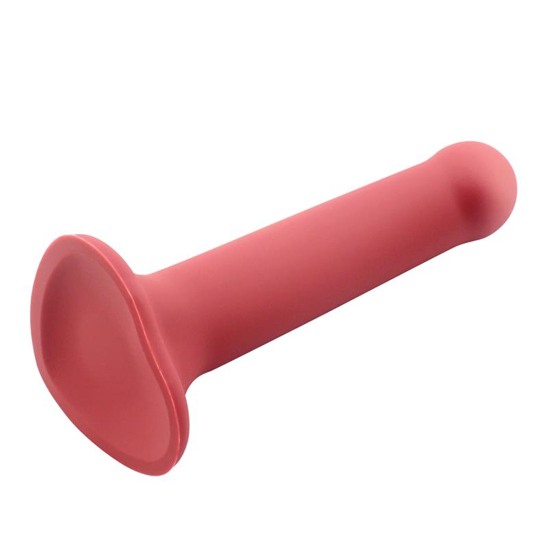 Bouncy. Dildo Silicona líquida hiper Flexible Talla M 7 - 18cm Burgundy
