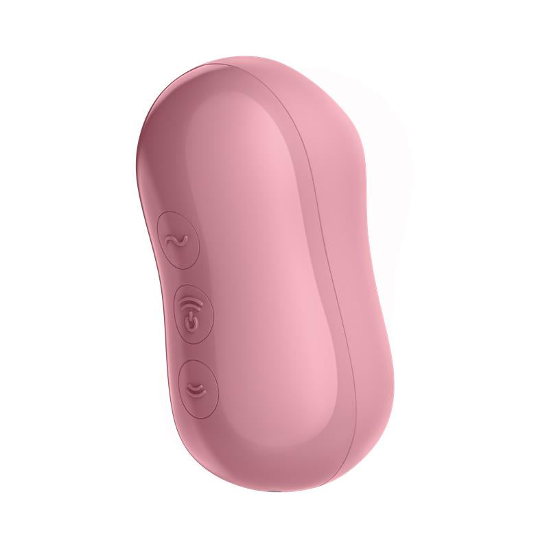 Succionador de Clítoris y Vibrador Cotton Candy Rojo Claro