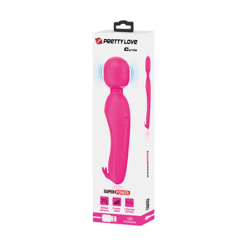 Masajeador vibrador clitoris con estimulador, 7 funciones