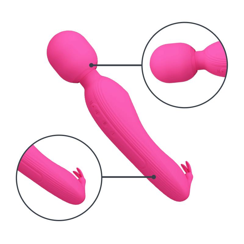 Masajeador vibrador clitoris con estimulador, 7 funciones