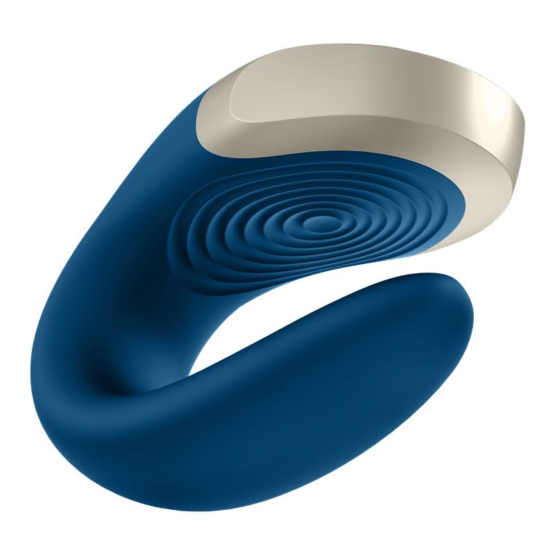 Vibrador Parejas con doble motor, control remoto y APP Azul