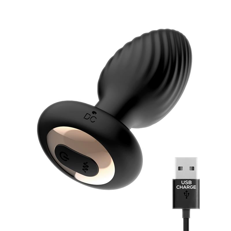 Plug Anal Vibración, Movimiento Twister 360º y Control Remoto