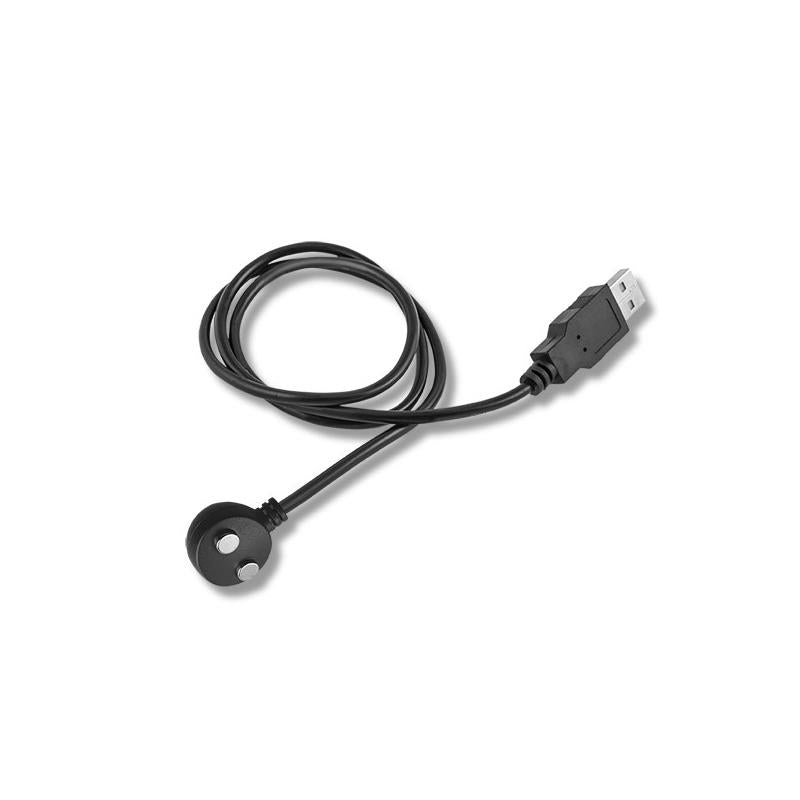 Anillo vibrador recargable por USB negro