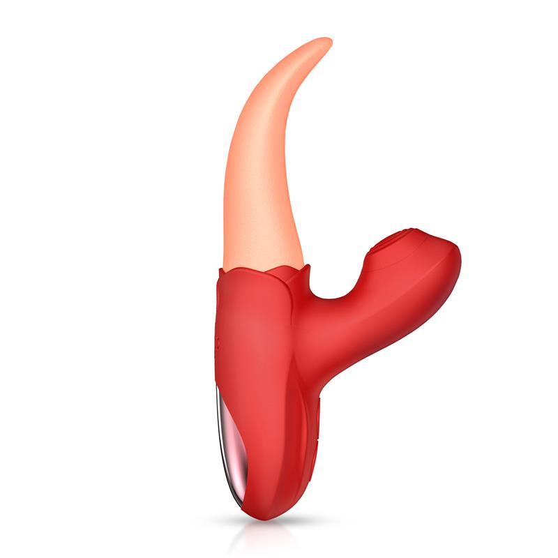 Masajeador Vibrador Clitoris Estimulador con Lengua y Pulsación