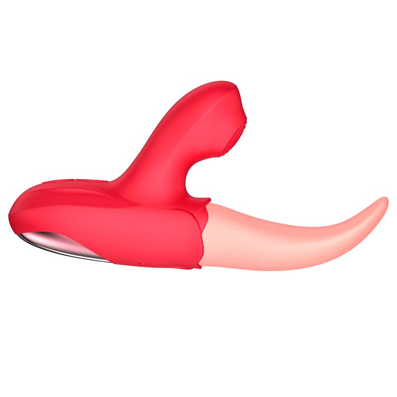 Masajeador Vibrador Clitoris Estimulador con Lengua y Pulsación