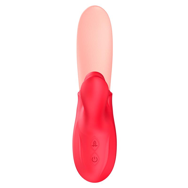 Masajeador Vibrador Clitoris Estimulador con Lengua y Pulsación