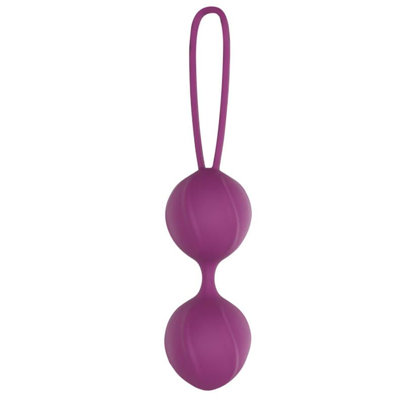 Garbo. Bolas Kegel con Bola Doble de Silicona Púrpura
