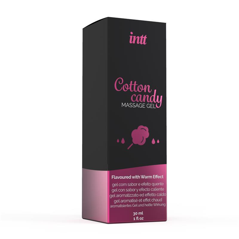 Gel de Masaje efecto Calor sabor Algodón de Azúcar 30ml