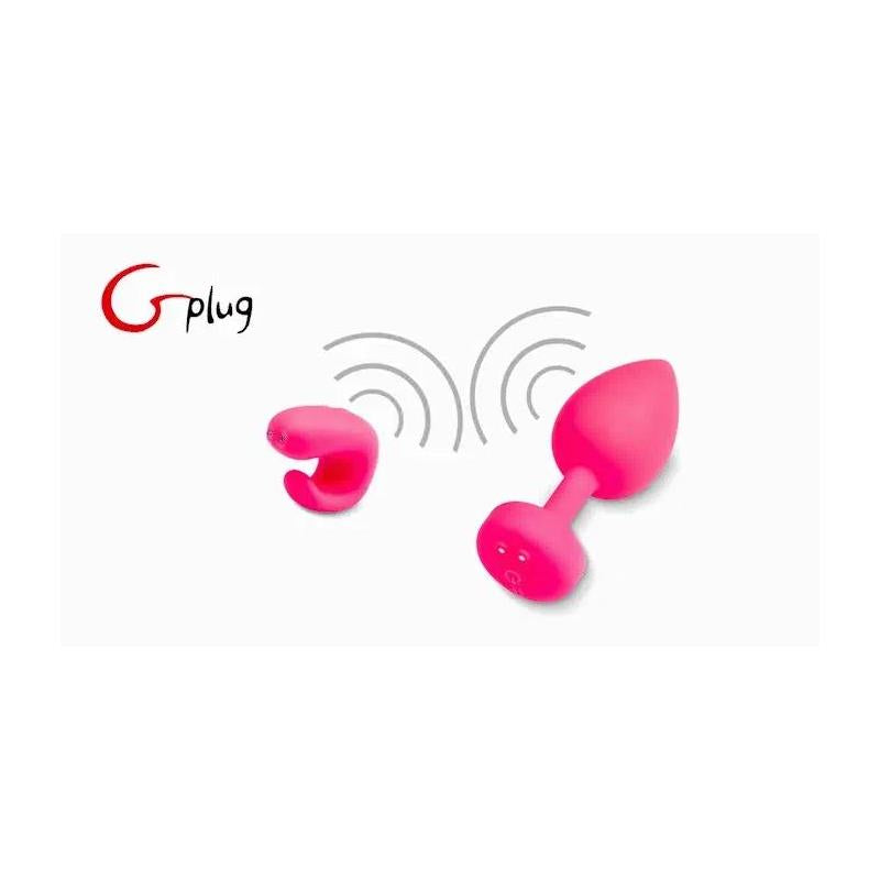 Plug Anal Neon Rosa Talla S. Silencioso