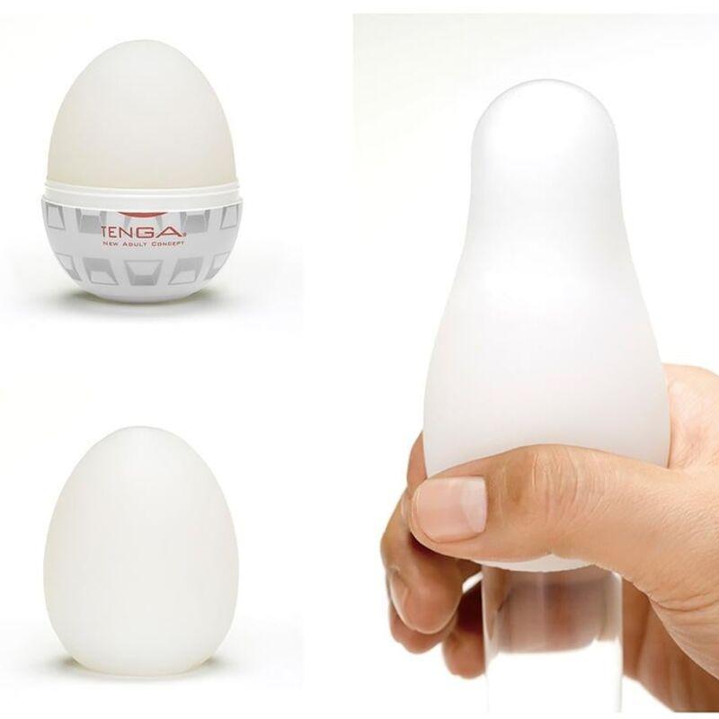 Huevo Masturbador. Un sólo uso. Con monodosis lubricante