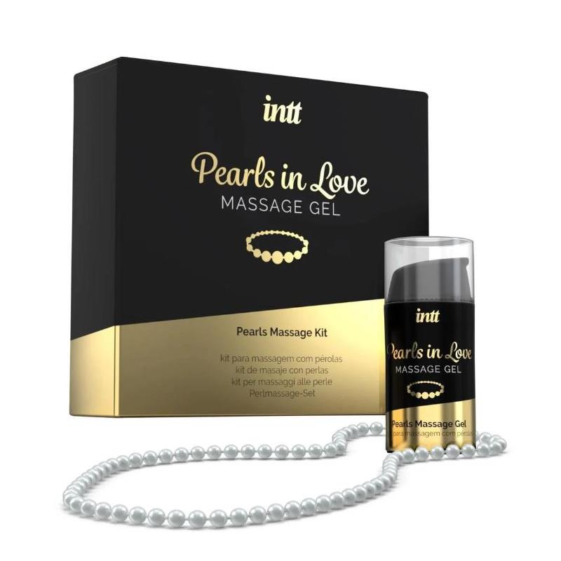 Kit de Masaje Aceite y Collar de Perlas de masaje