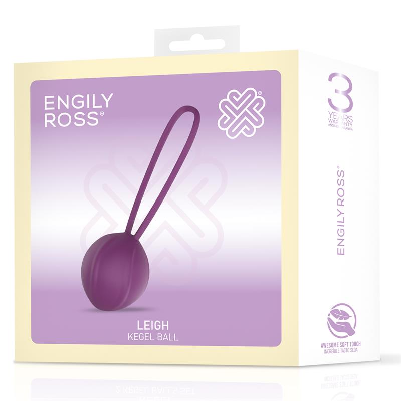 Leigh. Bolas Kegel de Silicona Púrpura, pensadas para principiantes