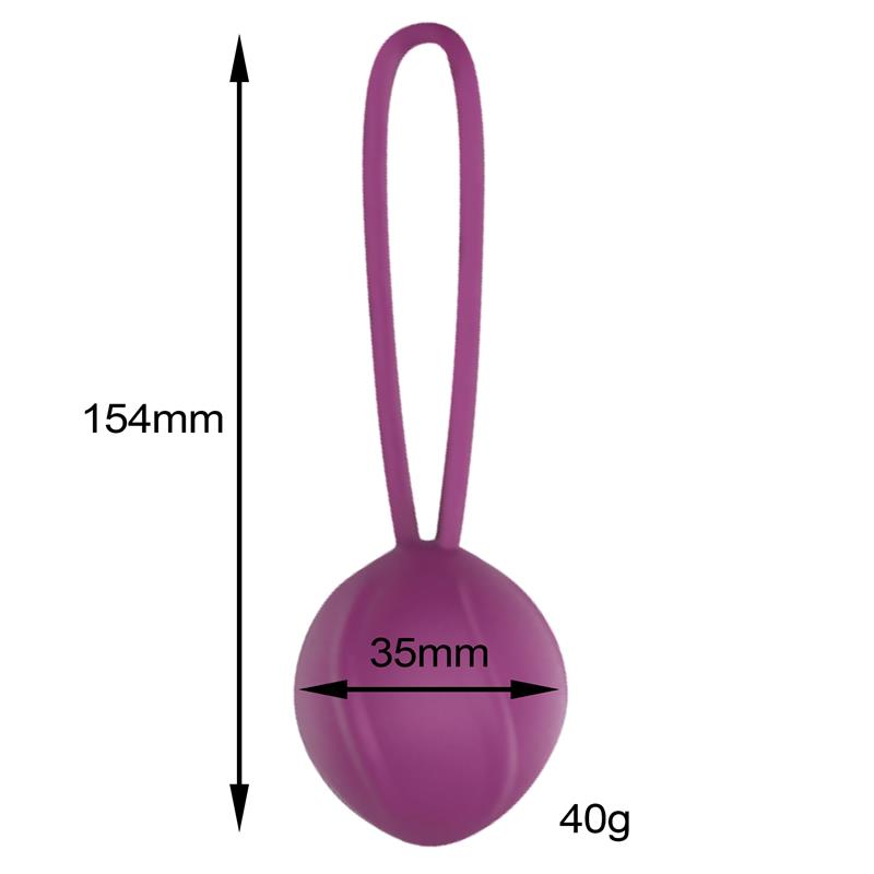 Leigh. Bolas Kegel de Silicona Púrpura, pensadas para principiantes