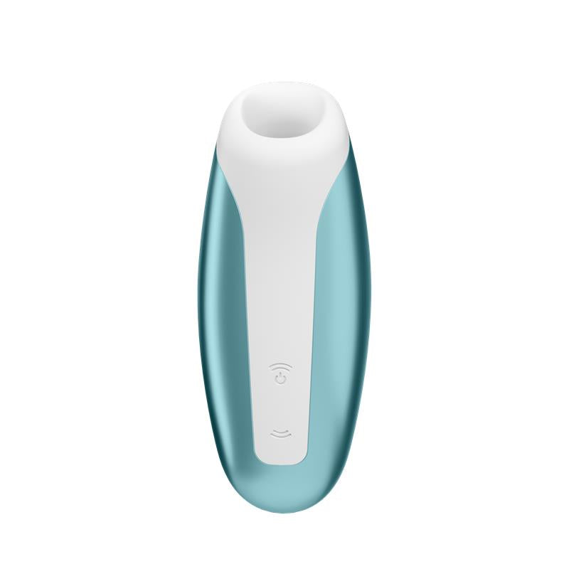 Succionador de Clítoris Vibración Breeze. 2 motores. Ice Blue