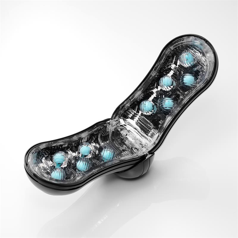 Masturbador para el Pene con orbes firmes, forma de reloj arena