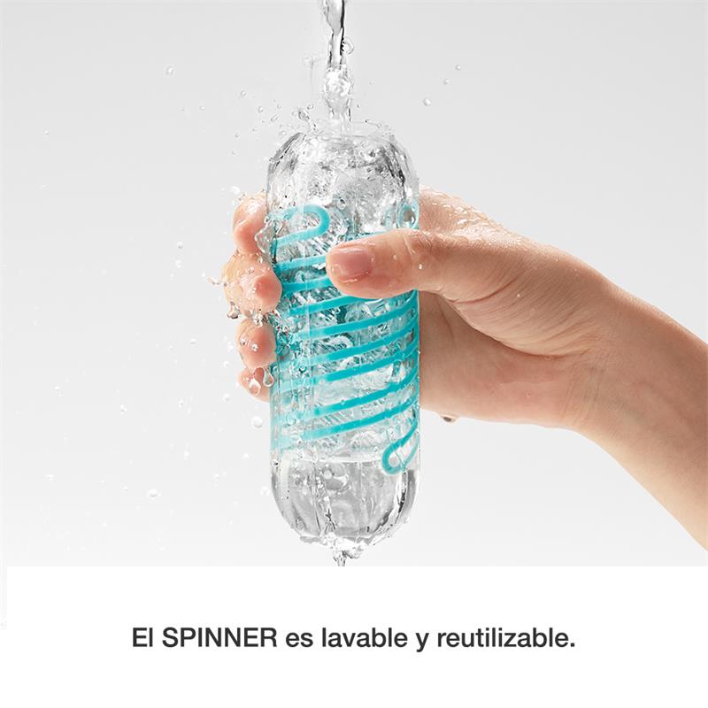 Masturbador Masculino con sistema interno en Espiral. Hexa