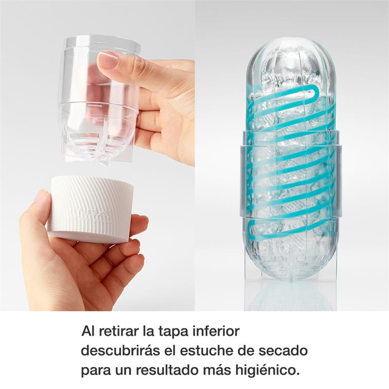 Masturbador Masculino con sistema interno en Espiral. Pixel