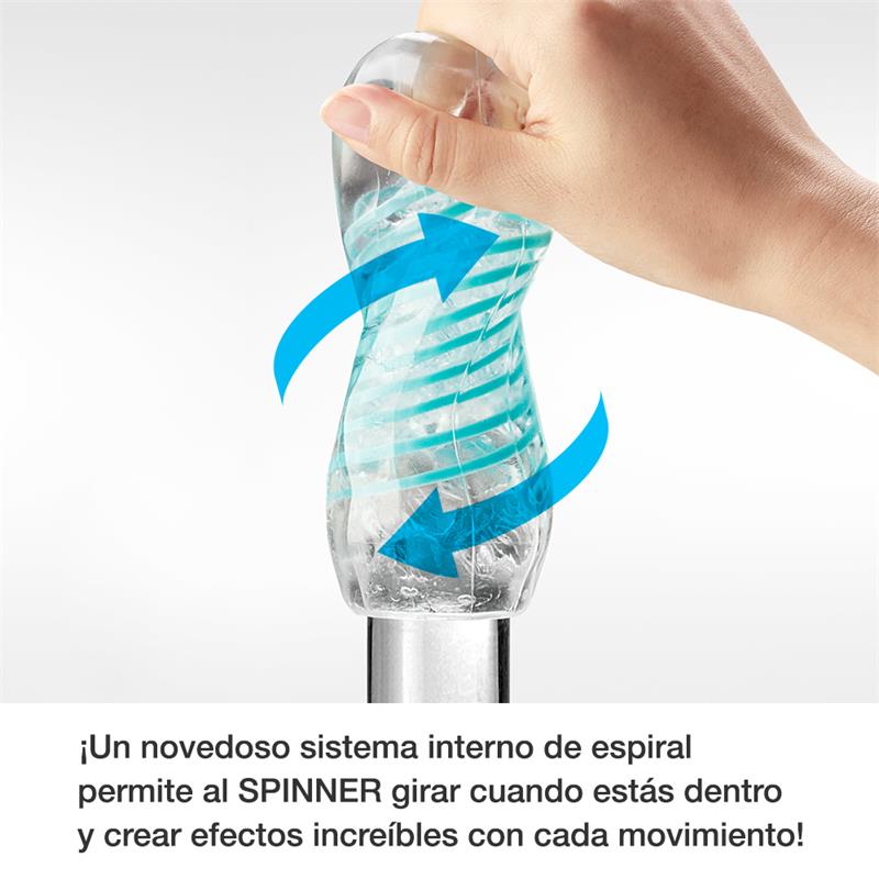 Masturbador Masculino con sistema interno en Espiral. Pixel