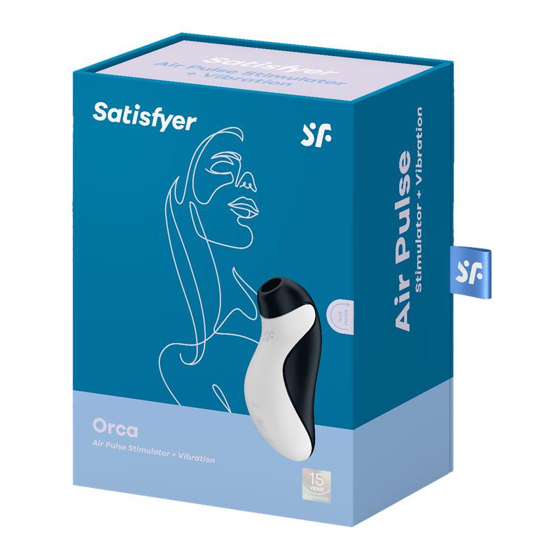 Succionador de Clítoris Orca. Funciones de Presión y Vibración