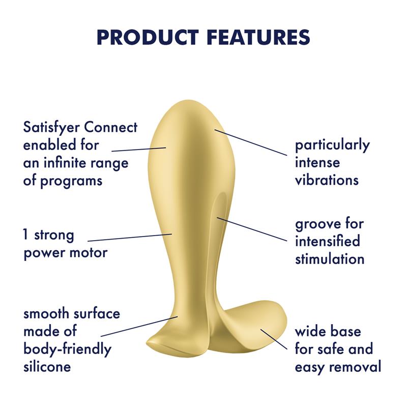 Intensity Plug Anal con Vibración APP Satisfyer Connect