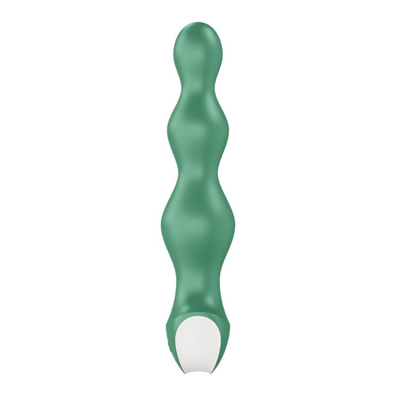 Plug Anal Vibrador 2 Motores. 12 Programas. Verde