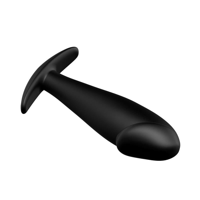 Plug Anal Negro de Silicona Impermeable