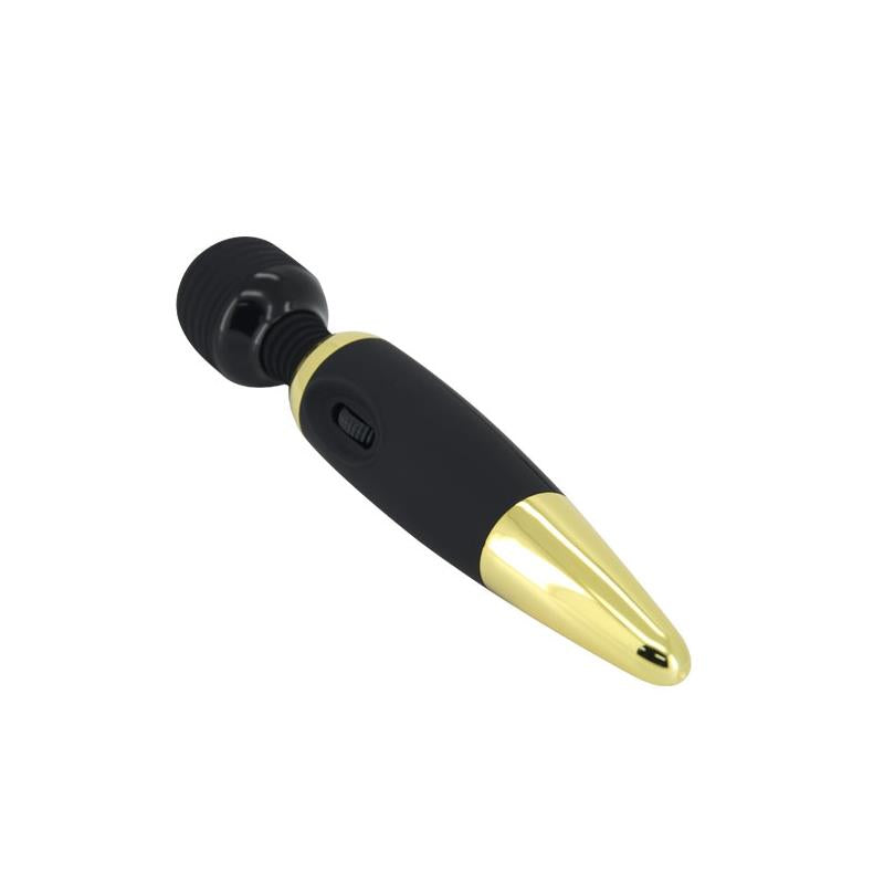 Pretty Love Masajeador Power Wand Negro y Dorado - Osmic