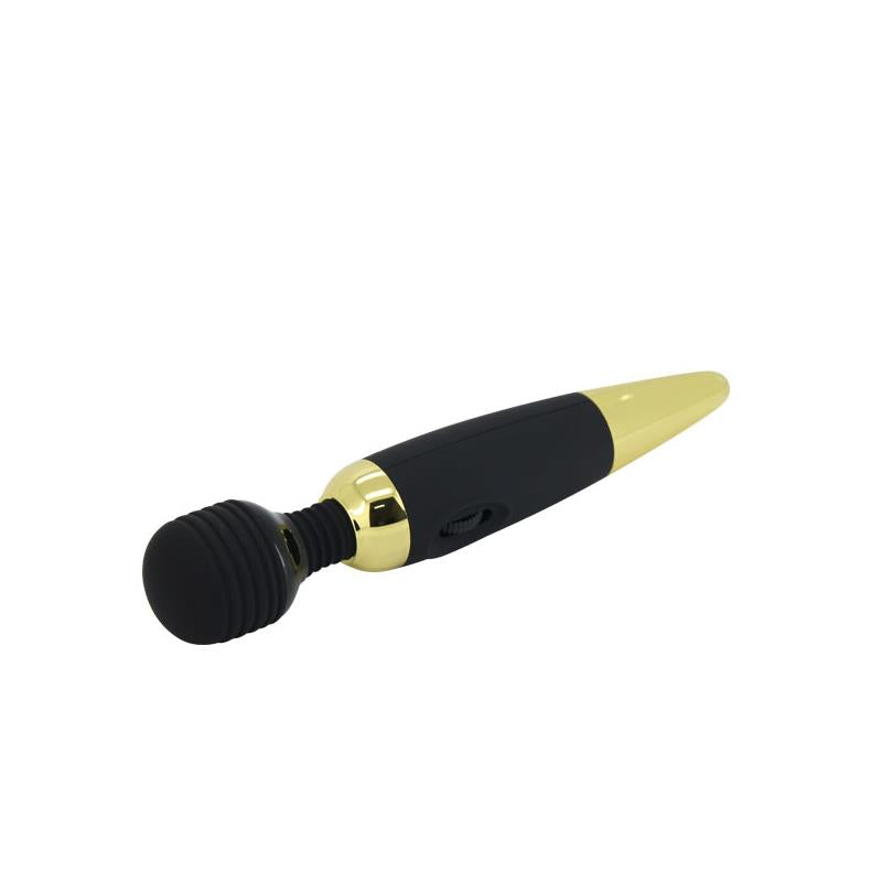Pretty Love Masajeador Power Wand Negro y Dorado - Osmic