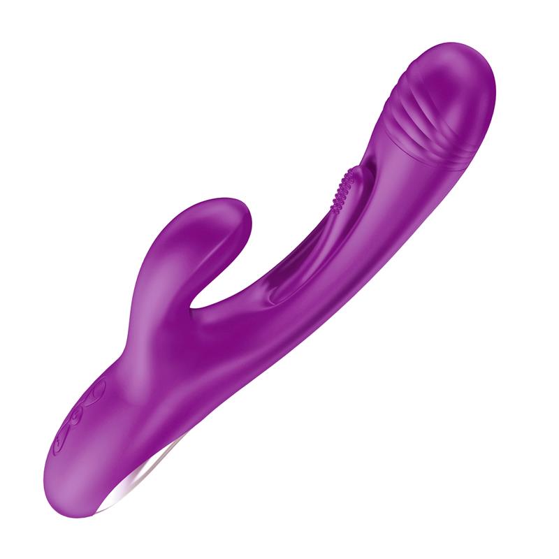 Vibrador rotador con lengua giratoria. 3 Motores. Triple Función