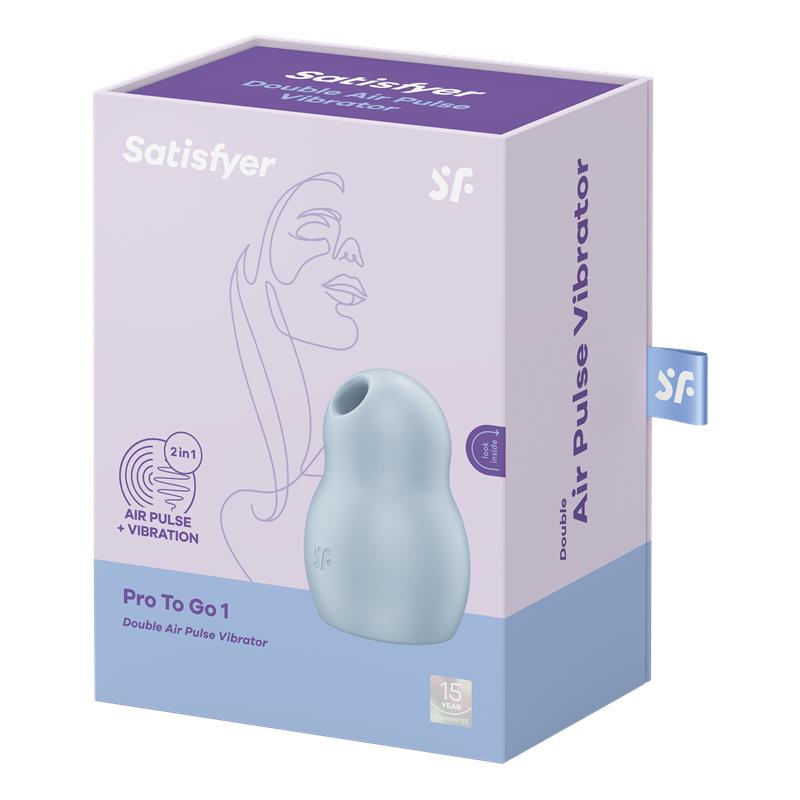 Masajeador vibrador clitoris Pro To Go 1 azul