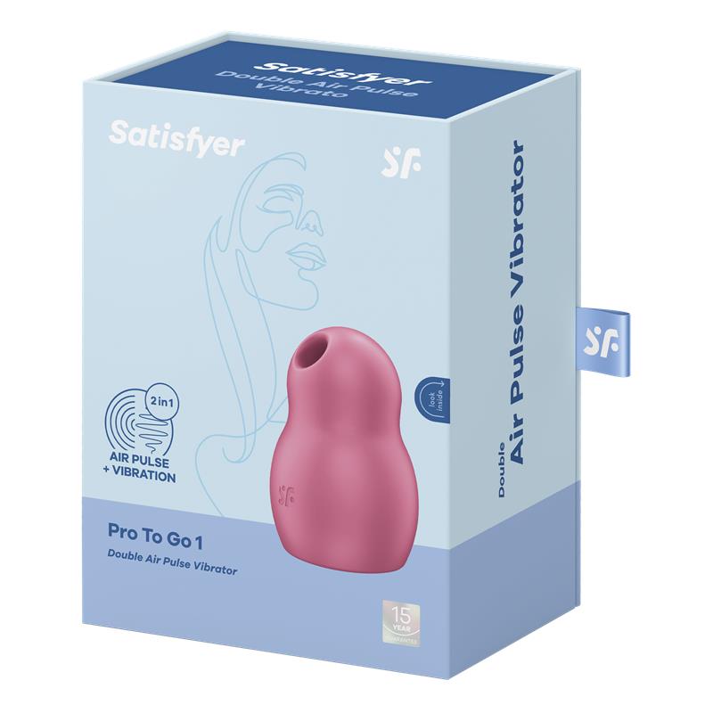 Masajeador vibrador clitoris Pro To Go 1 Rojo