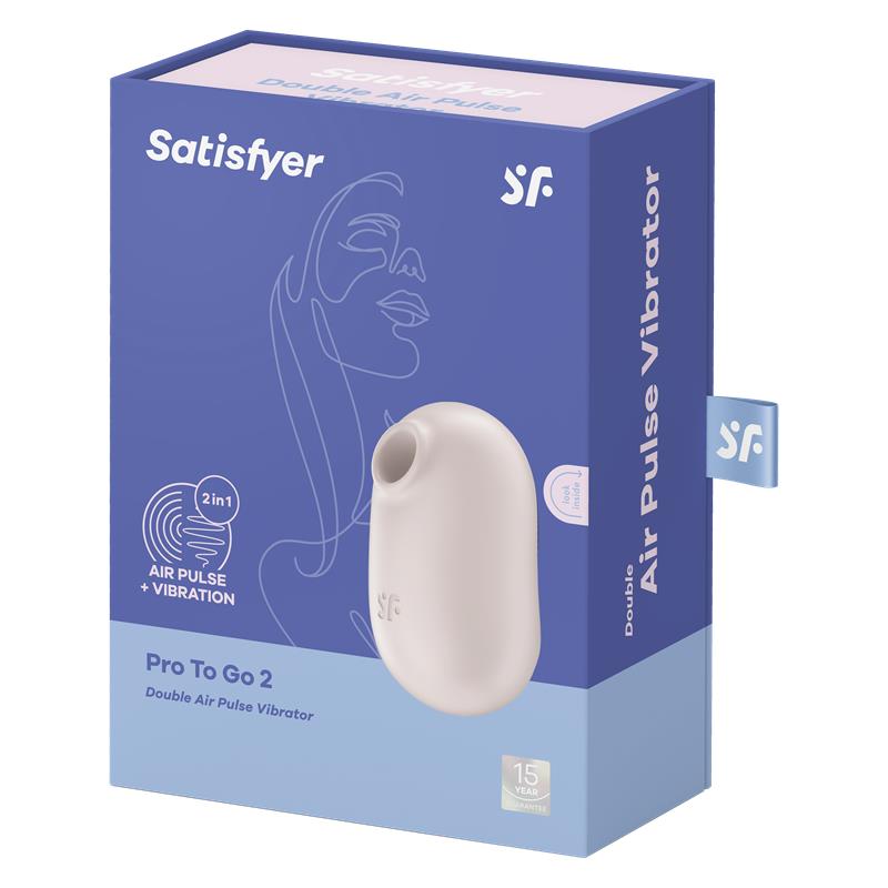 Masajeador vibrador clitoris Pro To Go 1 Beige