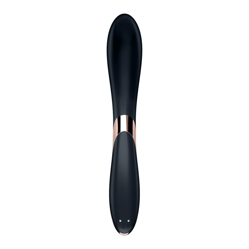 Vibrador de 2 Motores con 12 Funciones y 7 Velocidades. Negro