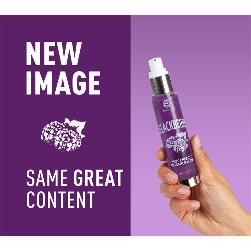 Lubricante efecto calor 50 ml Sabor Mora.