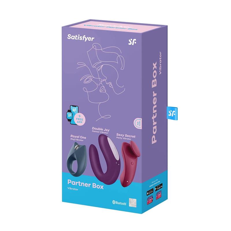 Set 3 Juguetes sexuales parejas: Vibrador, braguita y anillo