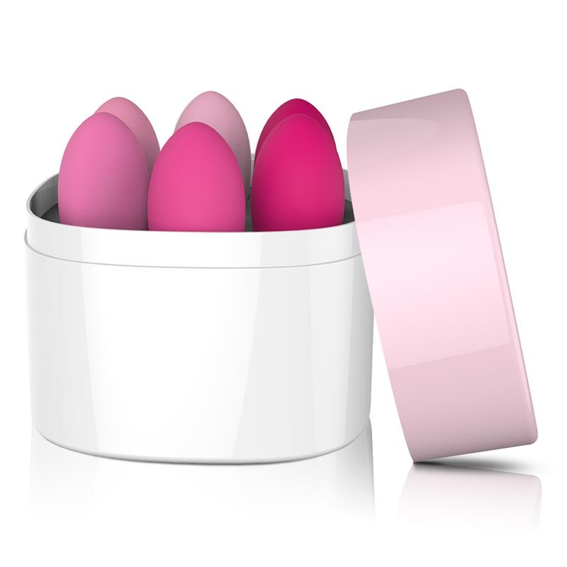 Pack de 6 Bolas Kegel, Silicona no porosa