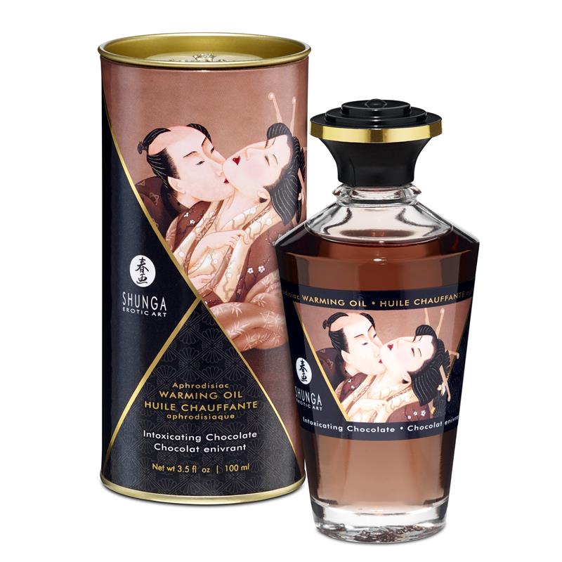 Aceite de Masaje Efecto calor Chocolate