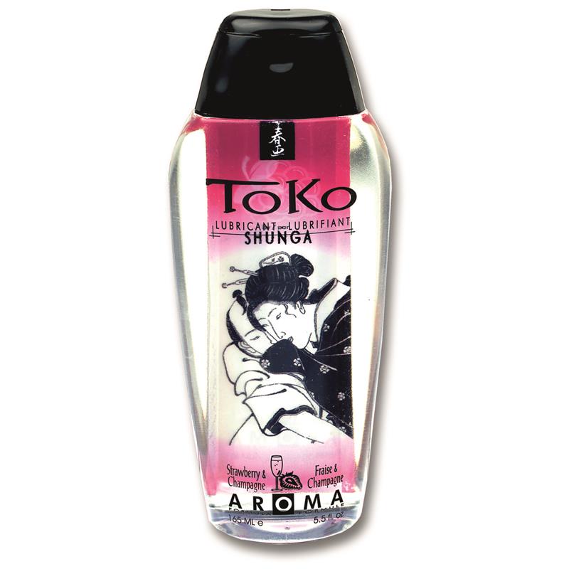 Lubricante a Base de Agua 165 ml Aroma a Vino de Fresa