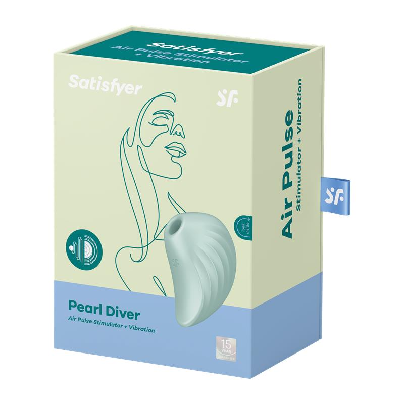 Succionador de Clítoris Pearl Driver Menta. 2 motores