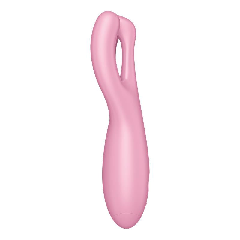 Succionador Clítoris Threesome 4 Satisfyer Connect Rosa