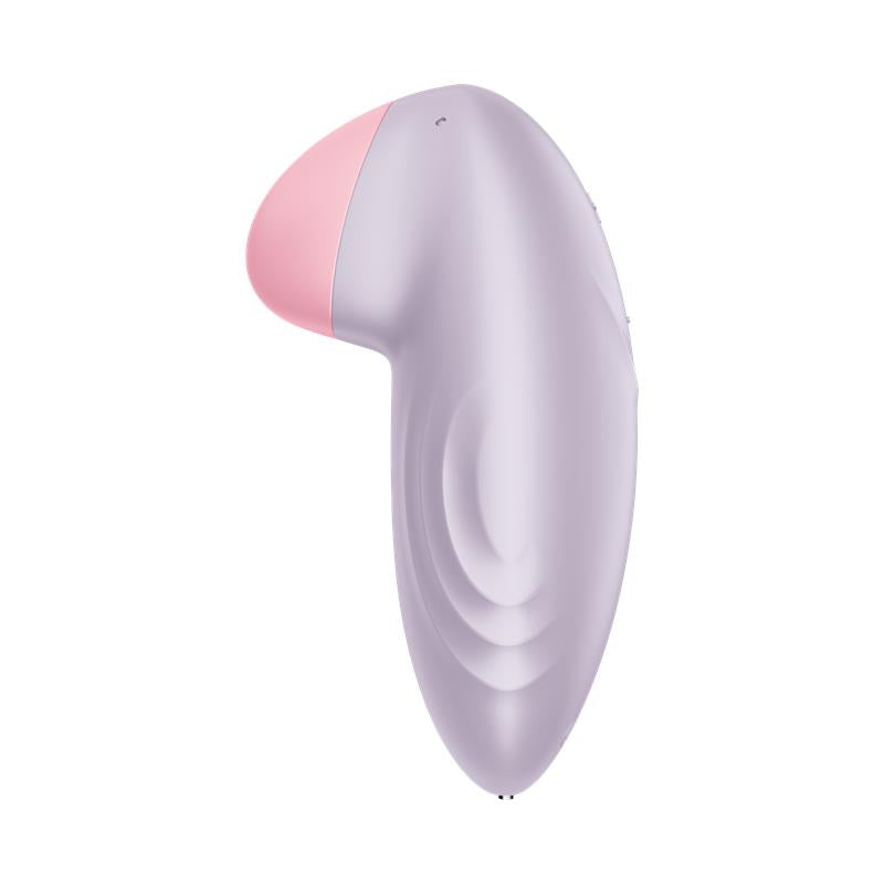Vibrador con punta bulbosa para clítoris, APP Satisfyer Lila