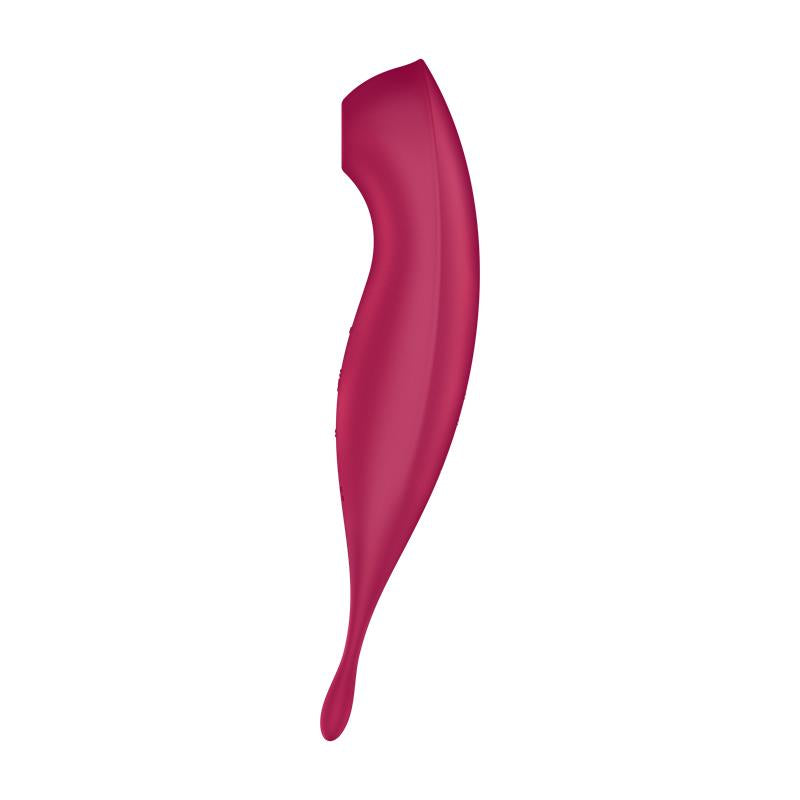 Masajeador de Clítoris Vibrador Twirling Pro APP Rojo Oscuro