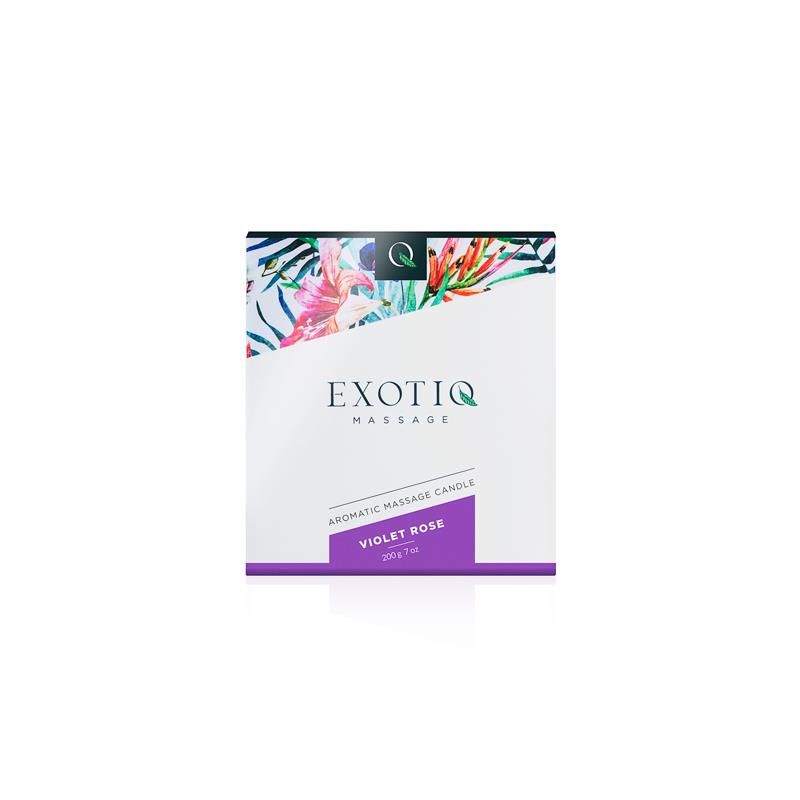 Vela de Masaje Rosa Violeta - 200g - Osmic