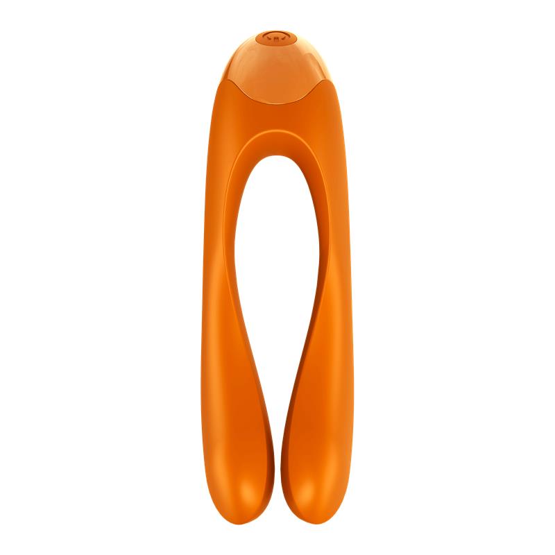 Vibrador Masajeador para Clítoris, Pene, Pezones. Naranja