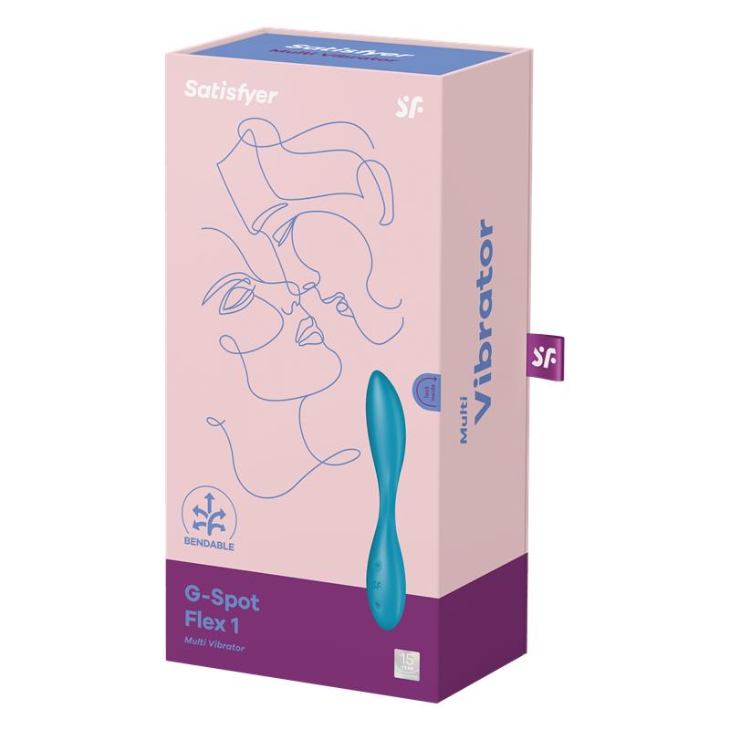Vibrador Punto G. Cuerpo Flexible. 2 Motores y 12 Intensidades