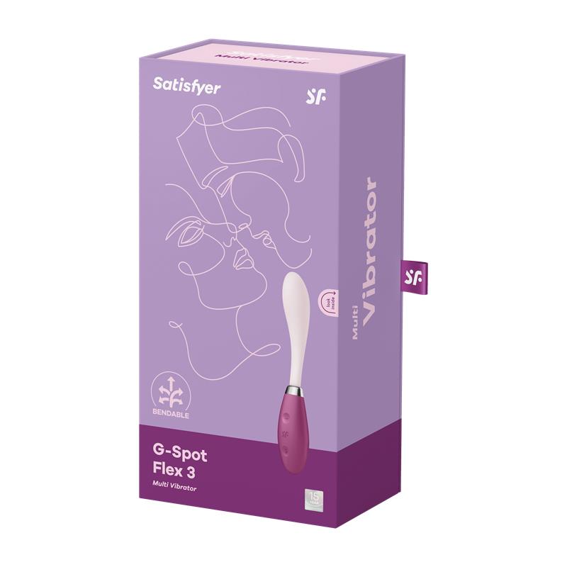 Vibrador Punto G Rojo. 2 motores. 12 Programas